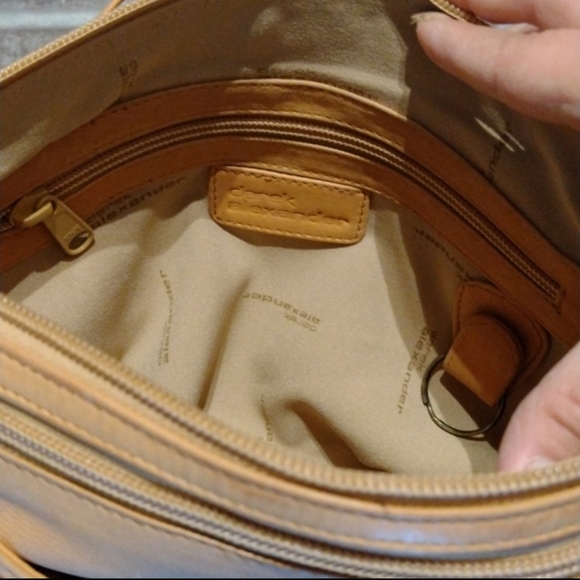 Derek alexander 2way beige Tan color crossbody and shoulder bag - Picture 7 of 14